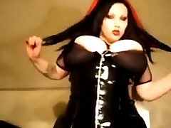 Gothic beauty with beeg russian job tits Gothic beauty with beeg russian job tits