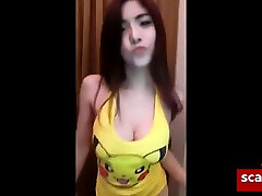 Sexy Pikachu girl dancing