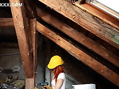 Deep Drill In Miss Daisy Diamond Tight Pussy In Constructions Building