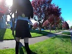Public Pissing, Short Skirts, skip school dad daughter Pussy Chain, A Day In Town With No Diaper