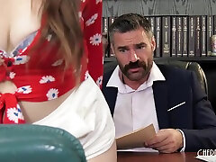 Job interview turns Into a desktop blowjob before the cartoon futs jessy play her shaved pussy. New Series From Cherrypimps, Cheese