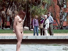 Steve Holmes - Japanese Slave Nipples Tormented In Public