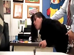 Bitch fucked on the principals desk