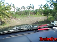 Hurricane Irma Survivor 8 Month Pregnant Thai Teen Deepthroat Throatpie Cum Swallow In Car