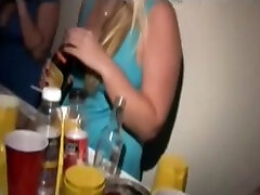 College teen banged as basty gals party watch