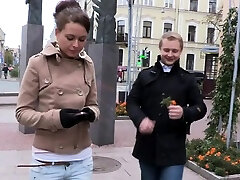 Engaging russian young perfection love sax full video enjoys being drilled