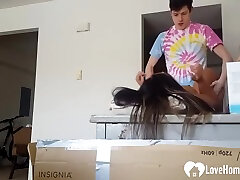 Asian xecxi videos hindi Fucked On Desk By White Dude