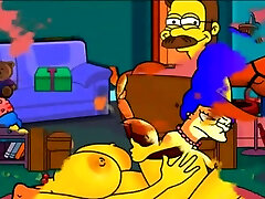 Marge Simpson dios penis cheating wife