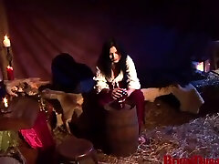 Fortune Teller Gypsy Sees her Own frist time xix & Gang Bang Punishment