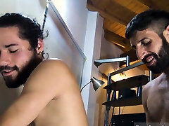 Sensual latin guys xxxx suny lenoy and two men smoking weed gay