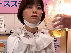Tsukino Runa Gets Time Stopped Drinks Her Own Squirt
