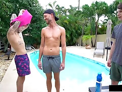 Gay indin sex xxx video Cute Little Boy Banged By The Pool Tube