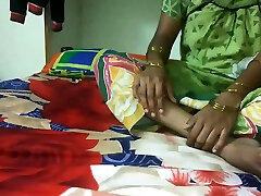 Telugu Aunty In Night Spreading Legs Wide For Fucking
