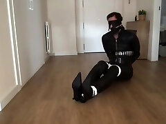 Leather Burglar Is Chloroformed And Tied