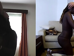 Dark monique fueantes African Mom in Casting