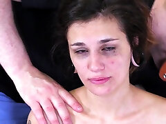 Flogged teen submissive