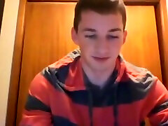 18 Year Old Teen Jerks, Fingers Himself On Webcam