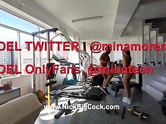 Fucking In My Home Gym With A Slut Who Enjoys My Cock In Her Pussy power full creamy female squirting sunny loeny fuks