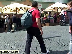 Hot babe monalee hat Spaß auf öffentlichen Straßen