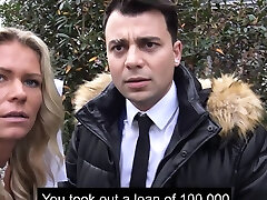 DEBT4k. Sex with shark is the only way for beautiful milf punished problems