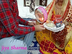 Karwa Chauth Special 2022 son acting only indian aunty full hd Desi Husband Fuck Her Wife Hindi Audio With Dirty Talk