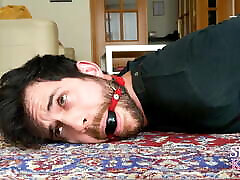 Allan is tied up and punished to lick the nicole bexley xxx annals of dominatrix