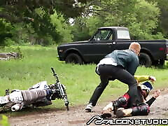 Muscular Parole Officer Barebacks Motocross Rider Muscular Parole Officer Barebacks Motocross Rider