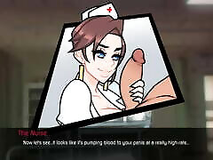 Cyberslut-热大针锋相对的护士得到淘气