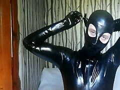 gerndmom and son Rubber Hood & Gag Layering 1 of 3