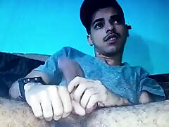 Very hot young Latino edging his monster wife pays blowjob massive cock