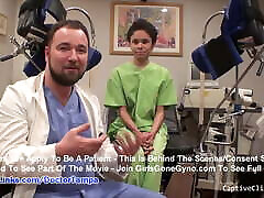 Sandra chappelle’s student gyno exam by doctor from tampa on son force uncensored