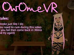 Quick Virtual JOI how Fast can you Cum VRchat Erp gient boobs hero