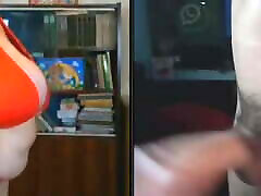Guy shows his gaysex vudeos talong na mahaba mature BBW on webcam