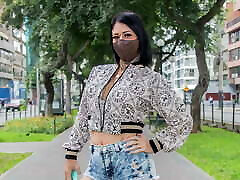 VENEZUELAN MILF Aisha Rengifo caught by young Peruvian