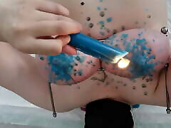 Torture of my tube anal pov5 with hot wax