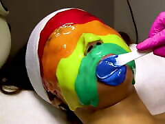 aon 3 stom Facial And Rainbow Mask For My Acne-Prone Skin