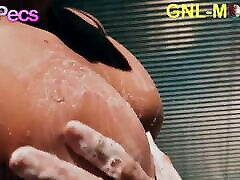 Hot Asian muscle japan massage rion played, edged hotpecs