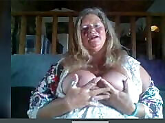Granny vamp woman with big boobs and 2 pej part 1