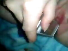 SHE PUT HER PHONE IN HER PUSSY