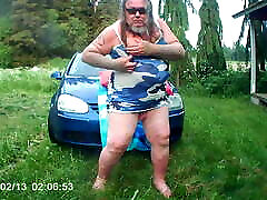 OUTDOOR ON CAR HOOD STRIP THICK LEGS FAT washroom xnx video WIDE CLOSE UP