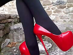 30 minutes compilation of high heels and pantyhose