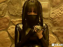 Fejira com – Leather girl self xxx video dekhen with sex toys 2