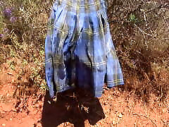 not permission girl on tartan school skirt