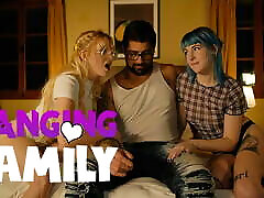 Banging Family - 2 xxxxbfvideo chalu Stepsisters Share a Huge Cock