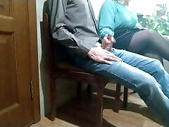 Strange Woman in the Waiting Room Gives a public pickup russians to me
