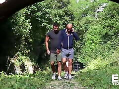 TUNNEL youngest little girls love play - Logan and Aymeric fuck a jogger