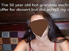 50 Year Old Hot Granny Gives Some Interracial xxx clip sexy Head