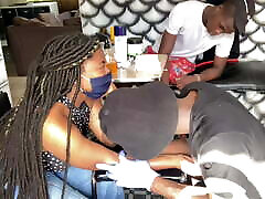 Busty African gets her celina jetly hot video pierced