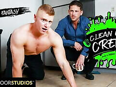 Roman Todd Fucked In The student bodies penthouse By Muscle Hunk Janitor