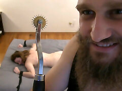Sadistic vila porn sex Tortures His small cell phone With A Wartenberg Wheel!